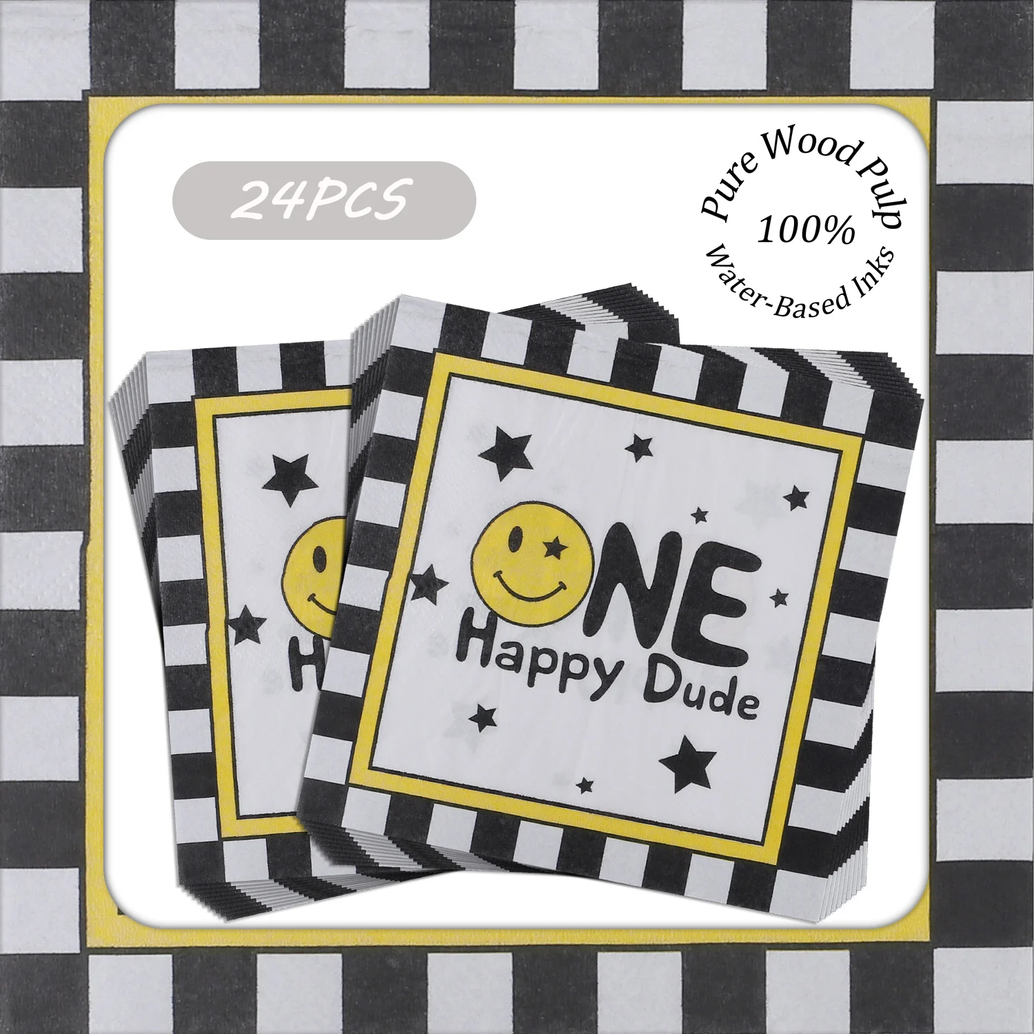 33x33 см, 2-слойные бумажные салфетки