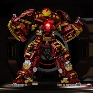 2700 + buah Pahlawan Besi Blok Figur Aksi Set Bangunan Mark Buster Mech DIY Mainan Koleksi Bata untuk Anak Laki-laki Hadiah Anak-anak Dewasa 8 mesin mini lego penjualan terbaik - №