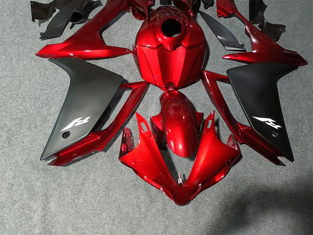 Injection Mold New ABS Fairings Kit Fit for YAMAHA YZF-R1 2007 2008 07 08 R1 Bodywork Set Red black