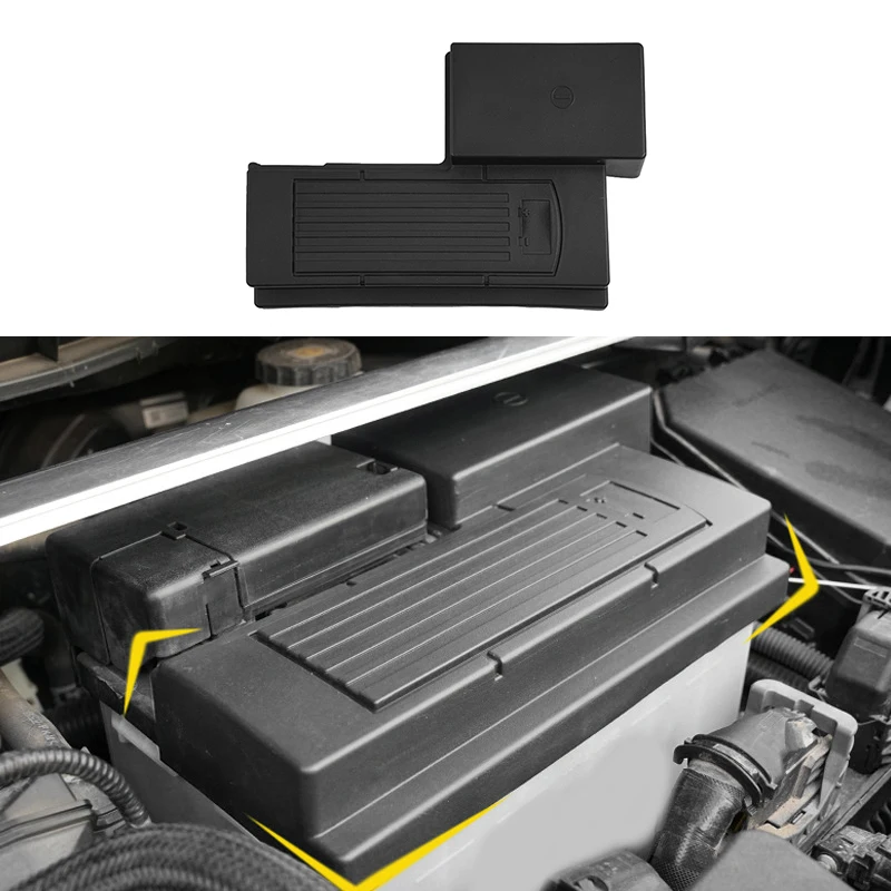 Fire-Proof Battery Power Protection Cover For Toyota CHR C-HR 2017-2020 Interior Batteries Case Cap Car ACCESSORIES