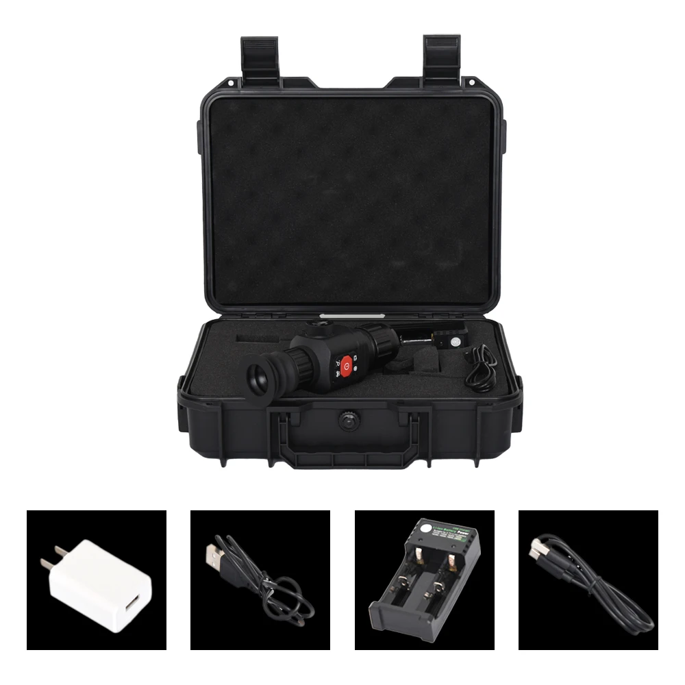 Phiên Bản Nâng Cấp CS-6 Nhiệt Rifile Phạm Vi Imager Tầm Nhìn Camera Quan Sát Ban Đêm Ngoài Trời Săn Xem Ban Đêm Một Mắt Kính Thiên Văn