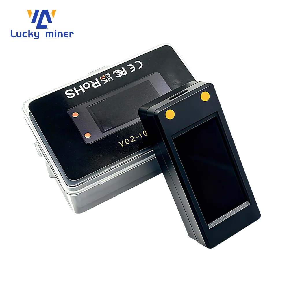 LuckyMiner LV02 Mini Solo Miner｜250KH/s SHA256｜LCD Display｜Quiet Desktop Device