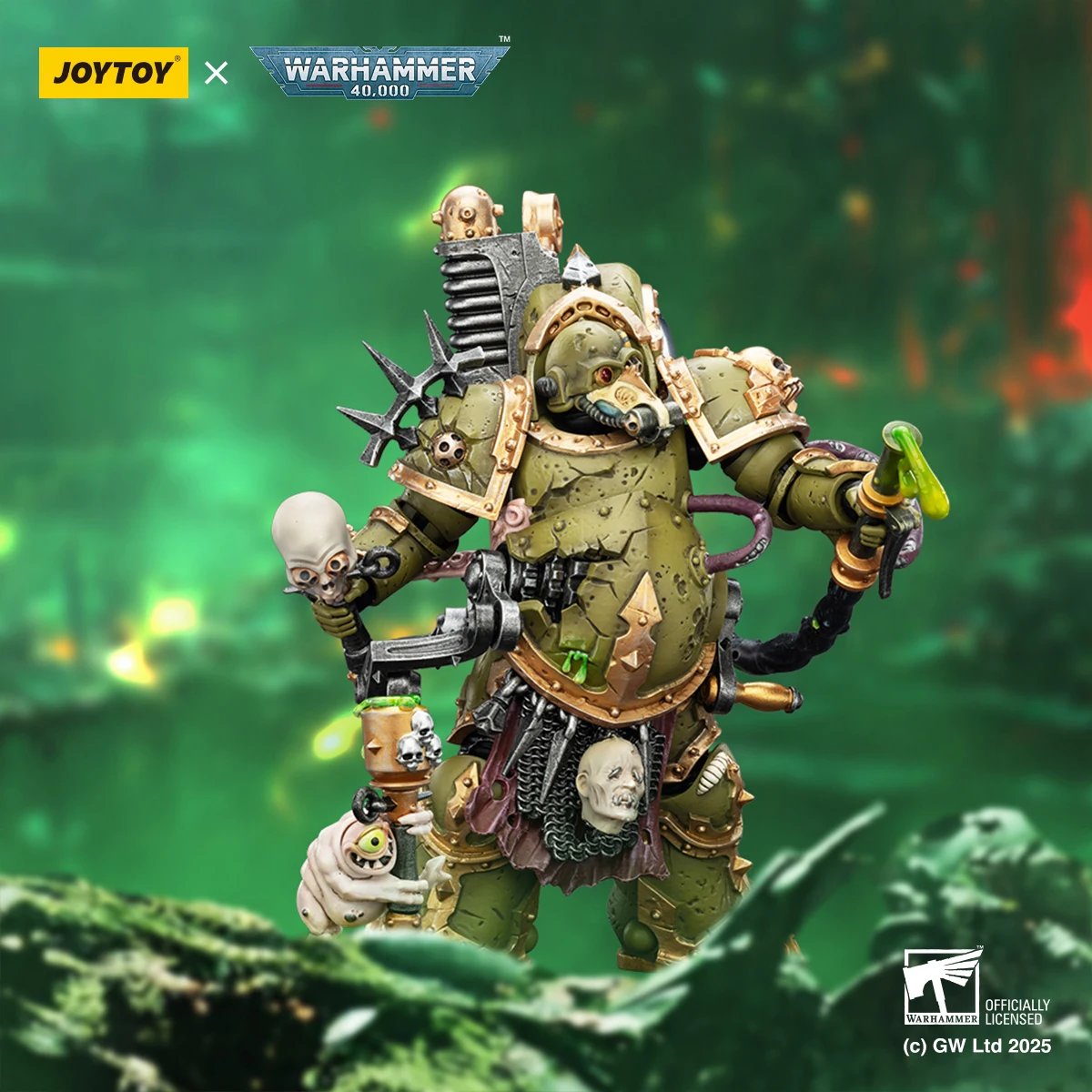 

【MT】24 Hours Delivery JOYTOY Warhammer 40K Death Guard Foul Blightspawn with Plague Sprayer 1/18 Action Figure Model Toy