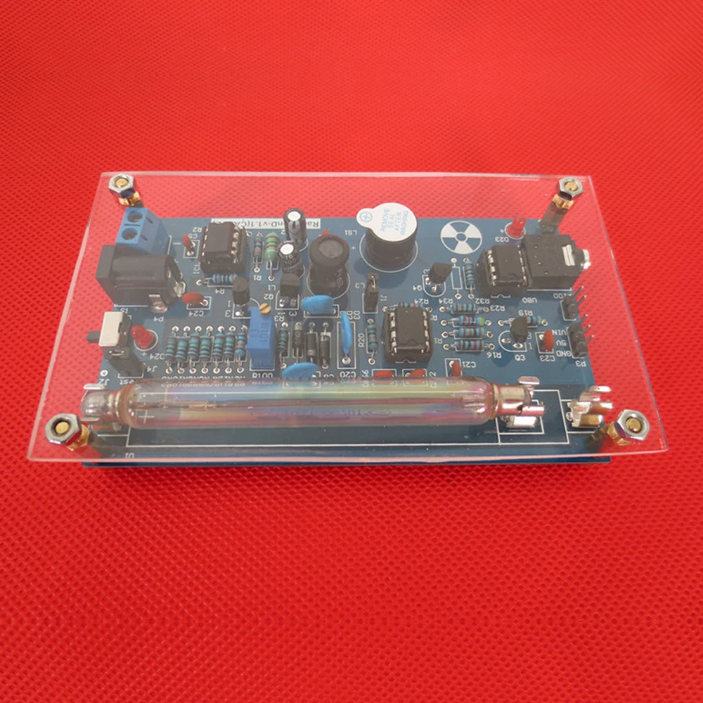 لتقوم بها بنفسك Geiger طقم قطع غيار وحدة كاشف إشعاع النووي إنذار وظيفة دعم الكمبيوتر الحصول على البيانات EMF متر لوحة