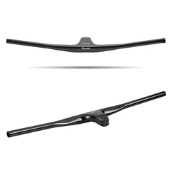 Full Carbon Fiber MTB Bike Integrated Handlebar -17 degree Unit 740mm*50-110mm Titanium Screw XC cross country Bicycle Handlebar