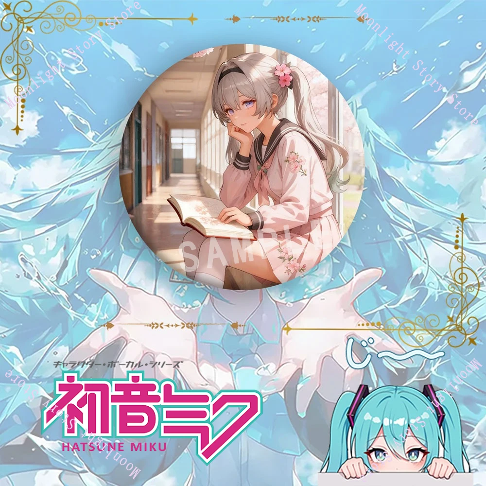 Hatsune Miku Anime Gadżety Odznaka Wirtualna Piosenkarka Kagamine Rin Len Plecak Kapelusz Dekoracje Zawieszki Niezbędny dla Fanów Kolekcjonerski Prezent
