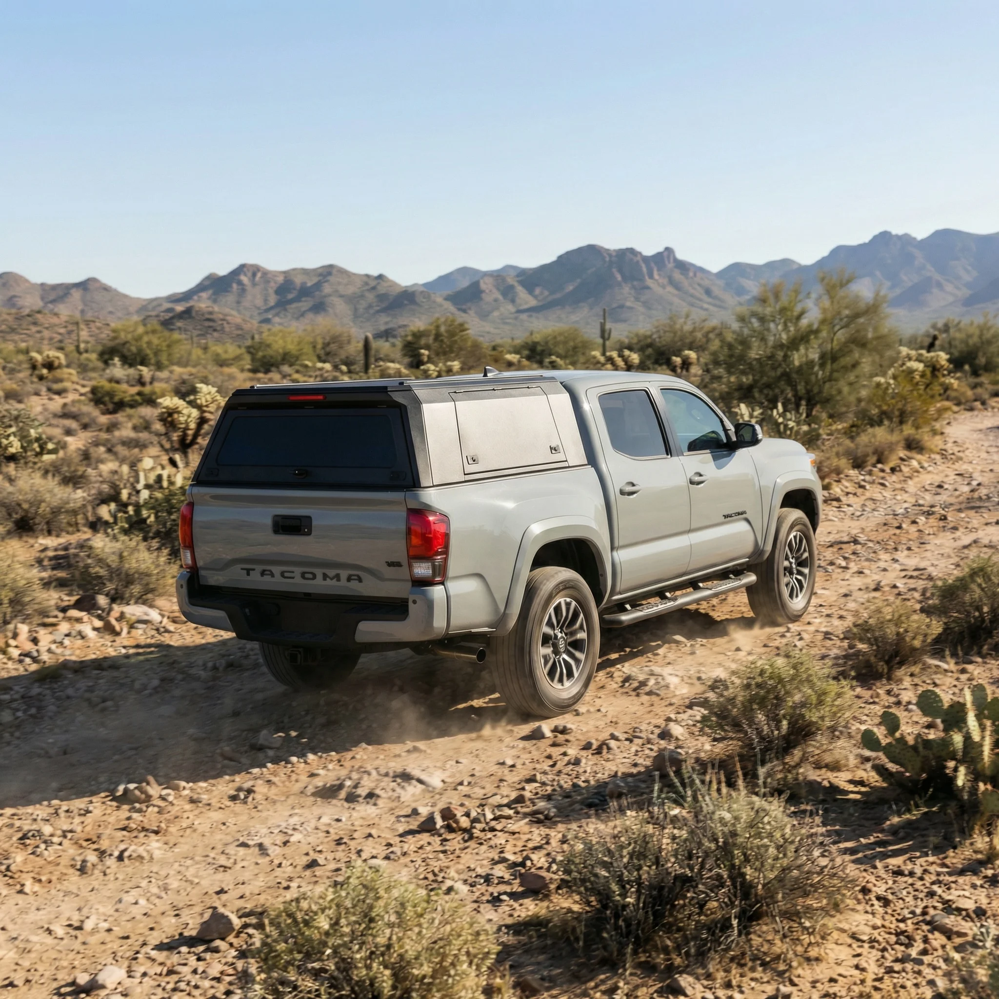 

Pickup Tonneau Cover Aluminium Steel Material 4x4 Slide on Camper Truck Topper Canopy for Jeep Gladiator Hardtop Tacoma 2024