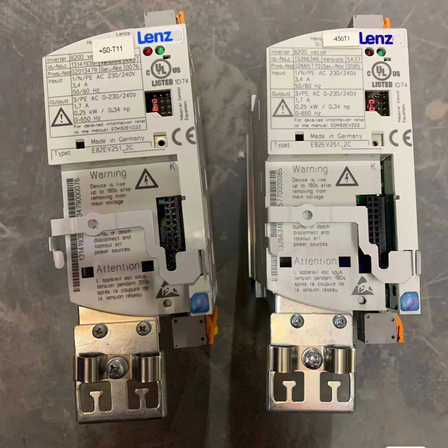 

E82EV251-2C 8200 Vector Inverter Drive for Lenze