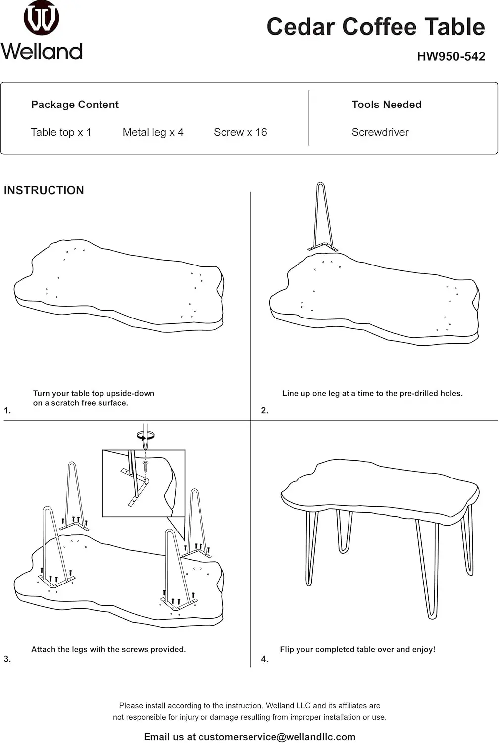 Natural Edge Coffee Table, Small Square Cedar Wood Table, 28X20.5X20.5 Inches, Unfinished