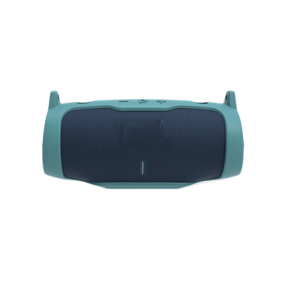 Silikon Fall Abdeckung für JBL Charge 6, Bluetooth Lautsprecher, Reise Tragen Schutzhülle mit Schulter Gurt und Karabiner