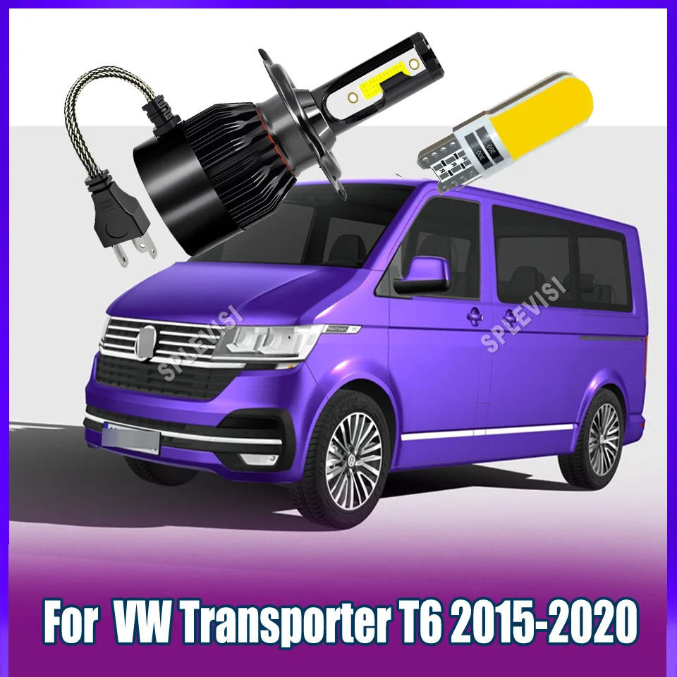 

Night Vision H4 9003 LED 60W White Headlights All-Season Dual Beam Bulbs For VW Transporter T6 2015 2016 2017 2018 2019 2020