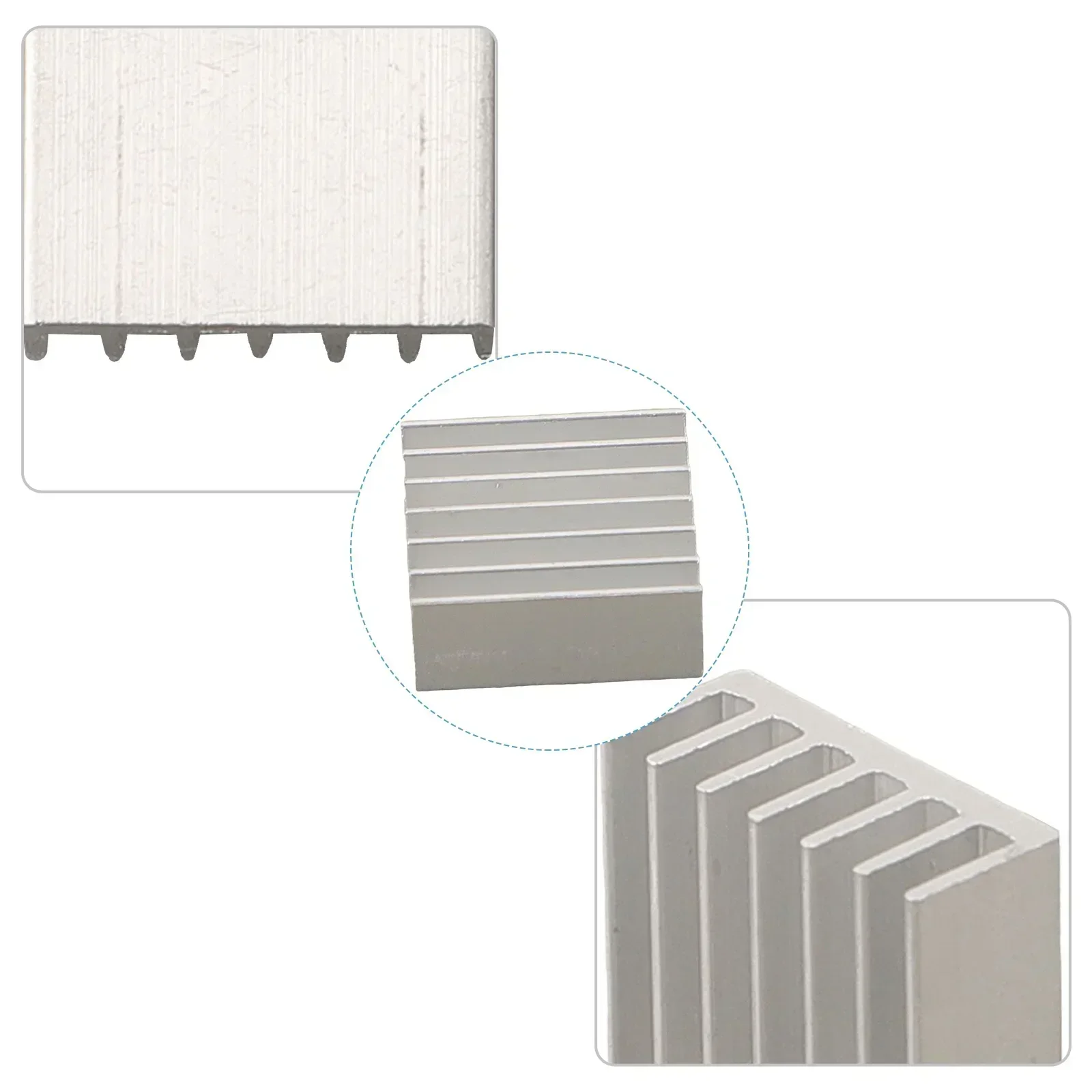 Radiador de ordenador de aluminio, repuesto práctico de alta calidad, 10 piezas, Chip disipador térmico de aluminio, refrigeración