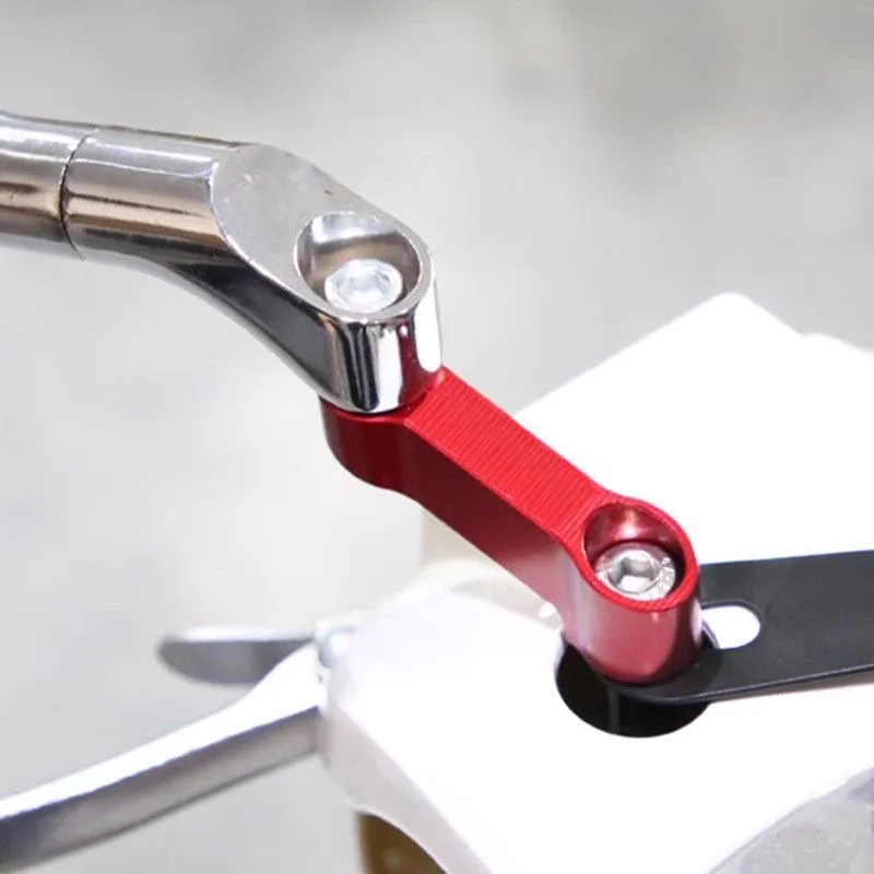 2 pz Moto Specchi Retrovisori Estensione Riser Specchio Extender Adattatori Riser Forniture Specchi Base Vista Posteriore Per Sanyang SYM