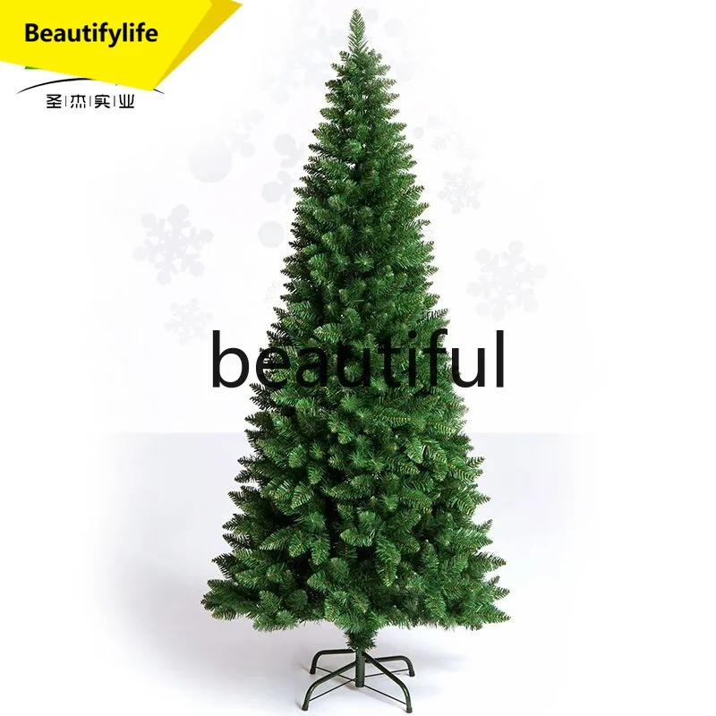 

Asmt45 Simulation Christmas tree Large shopping mall Christmas decoration landscaping Pine cypress tree Simulation tree