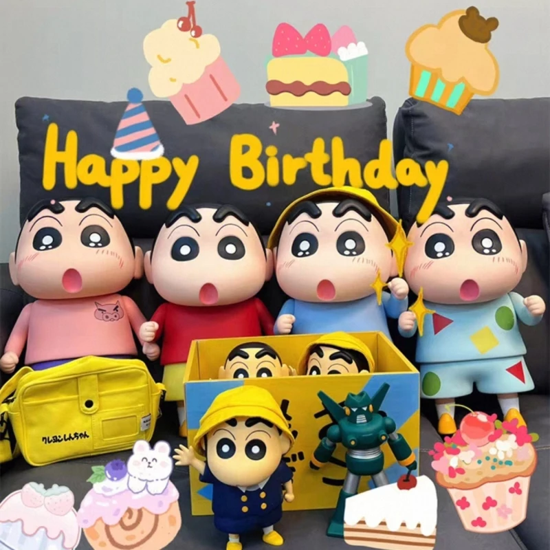 

2026 Crayon Shi-Chan Handmade 1:1 Super Large Ornament Trendy Play Nohara Shinnosuke Little White Kui Peripheral Series Gifts