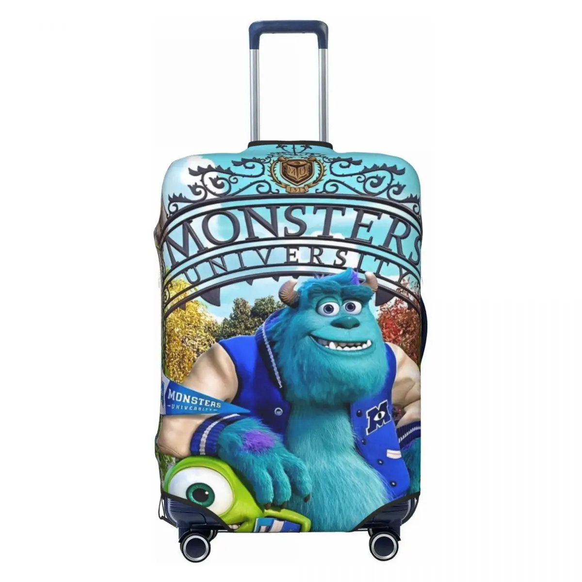 

Monsters University HD Suitcase Cover Flight Elastic Luggage Case Business Protection