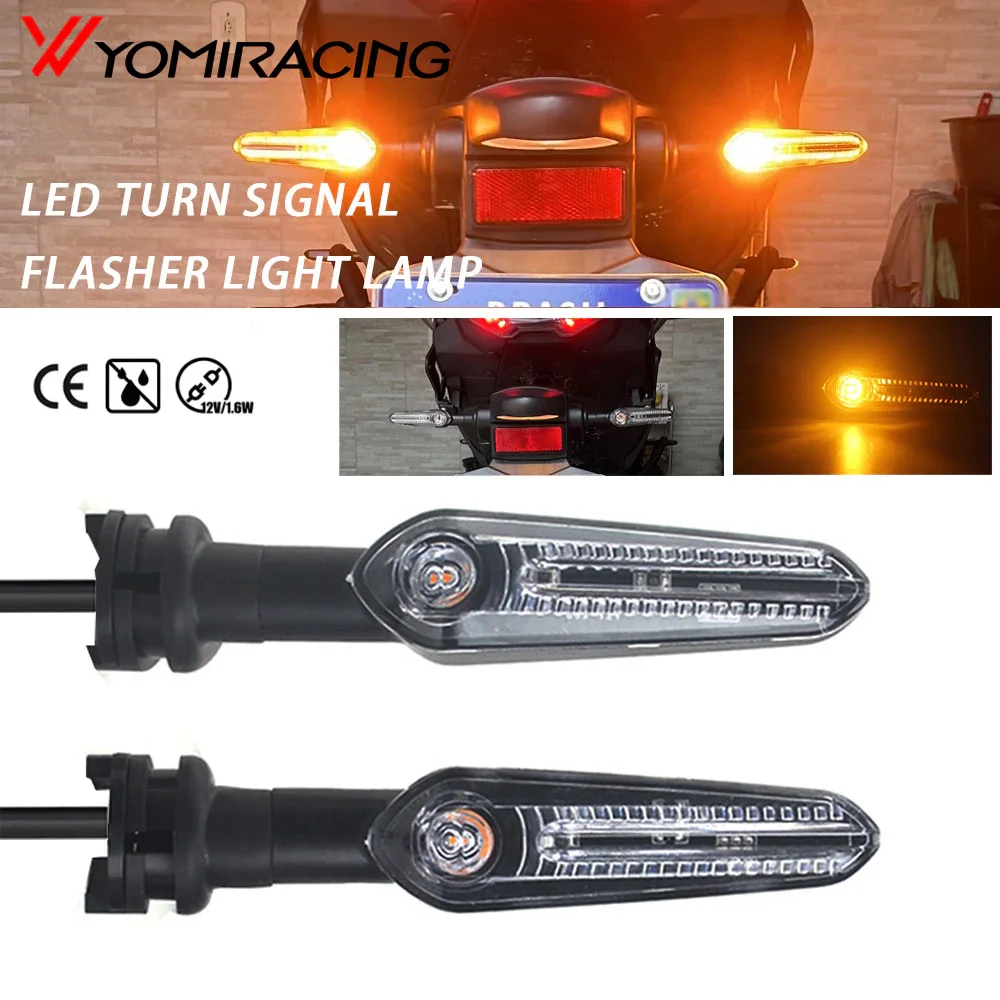 

LED Turn Signal Light For YAMAHA MT07 Tenere 700 XJ6 FZ6 MT09 Tracer 900 MT10 MT03 FZ25 Motorcycle Flashing Directional Flasher