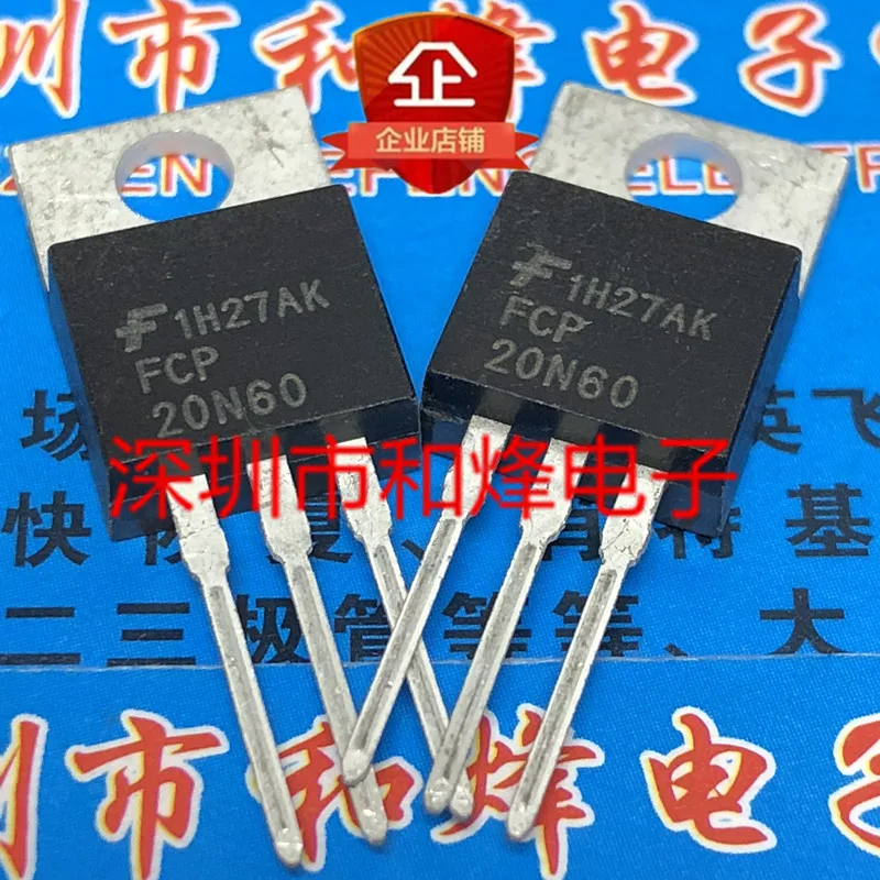 Free shipping  FCP20N60  TO-220 600V 20A      10PCS