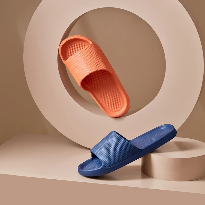 شباشب إيفا ذات نعل سميك للنساء لربيع وصيف 2025 شباشب شاطئ غير قابلة للانزلاق للرجال نعل ناعم شباشب سحابة داخلية #3