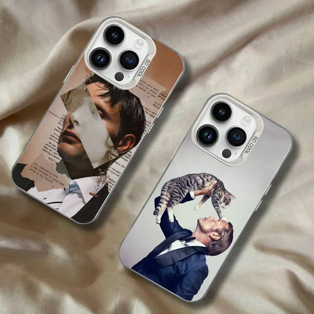

M-Mads MikkelsenS For White Candy Matte Cover iPhone 17,16,15,14,13,12,11,Mini,Pro,Plus