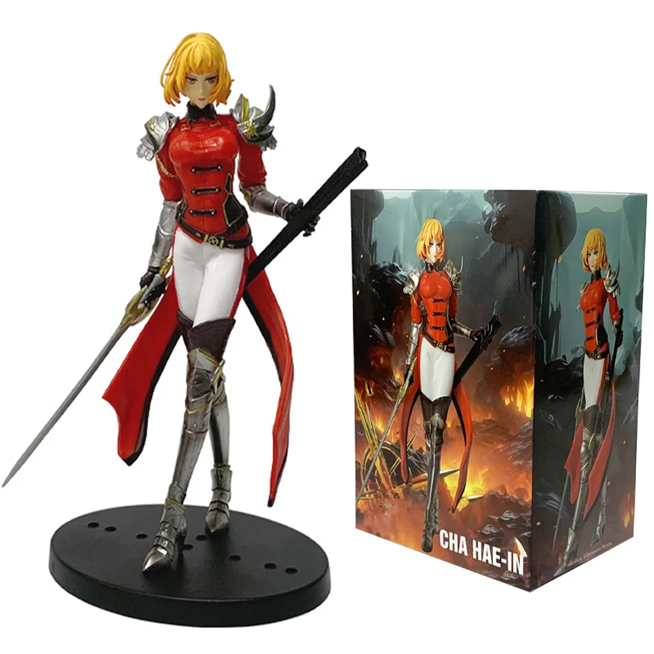 20cm In Stock Upgrade(Anime Version) Cha Hae-in Action Figure PVC Collect Model Figure Display Anime Merchandis image 6