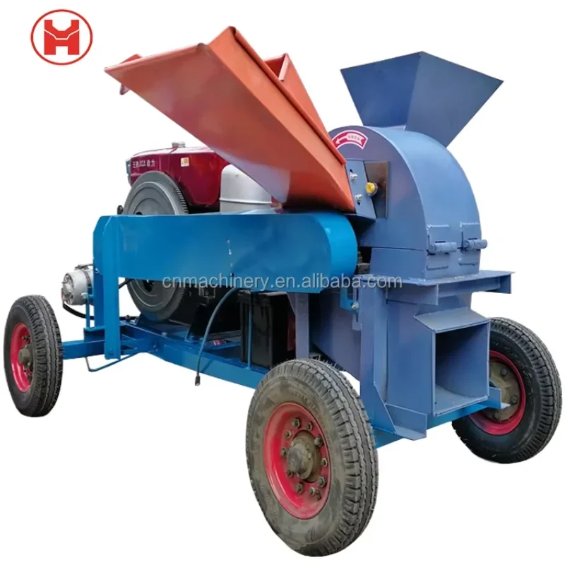 

Scrap waste Recycling Wood Chipper shaving cutting Wood crushers shredder grinder chip wood work machine