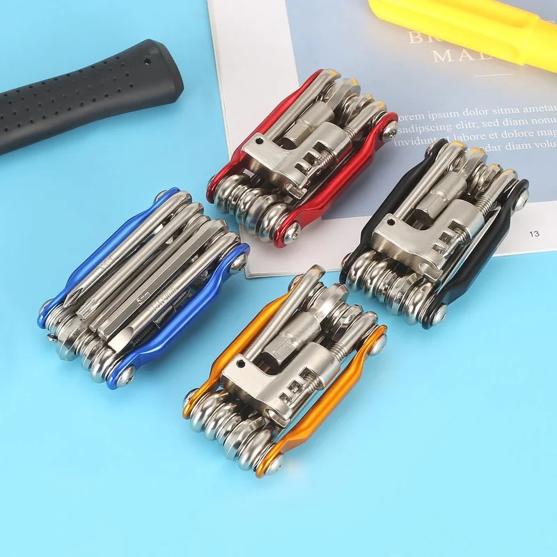 Xe Đạp Đa Chức Năng Bộ Dụng Cụ Đa Năng Lốp Bộ Dụng Cụ Với Vít Dây Chuyền Đinh Tán Máy Hút Cho MTB Xe Đạp Đường Bộ