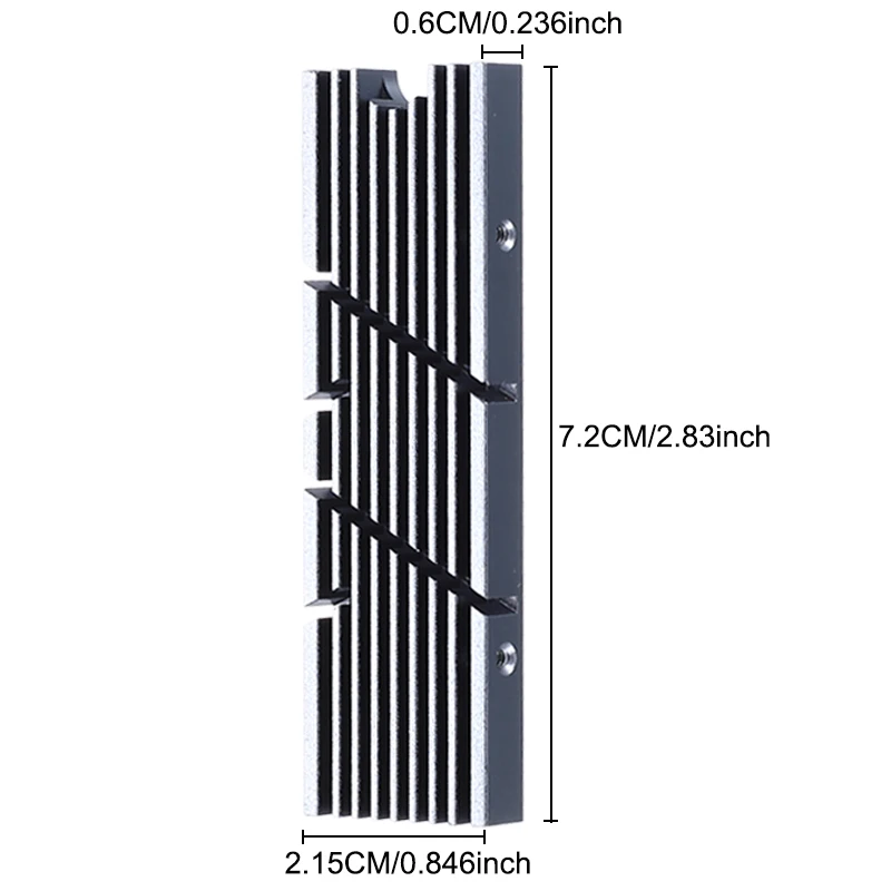 GPUHOLD M.2 SSD HeatSink koellichaam NVME NGFF 2280 SSD Harde Schijf Aluminium Koellichaam Radiator Thermische Koeling Pad Desktop PC PS5