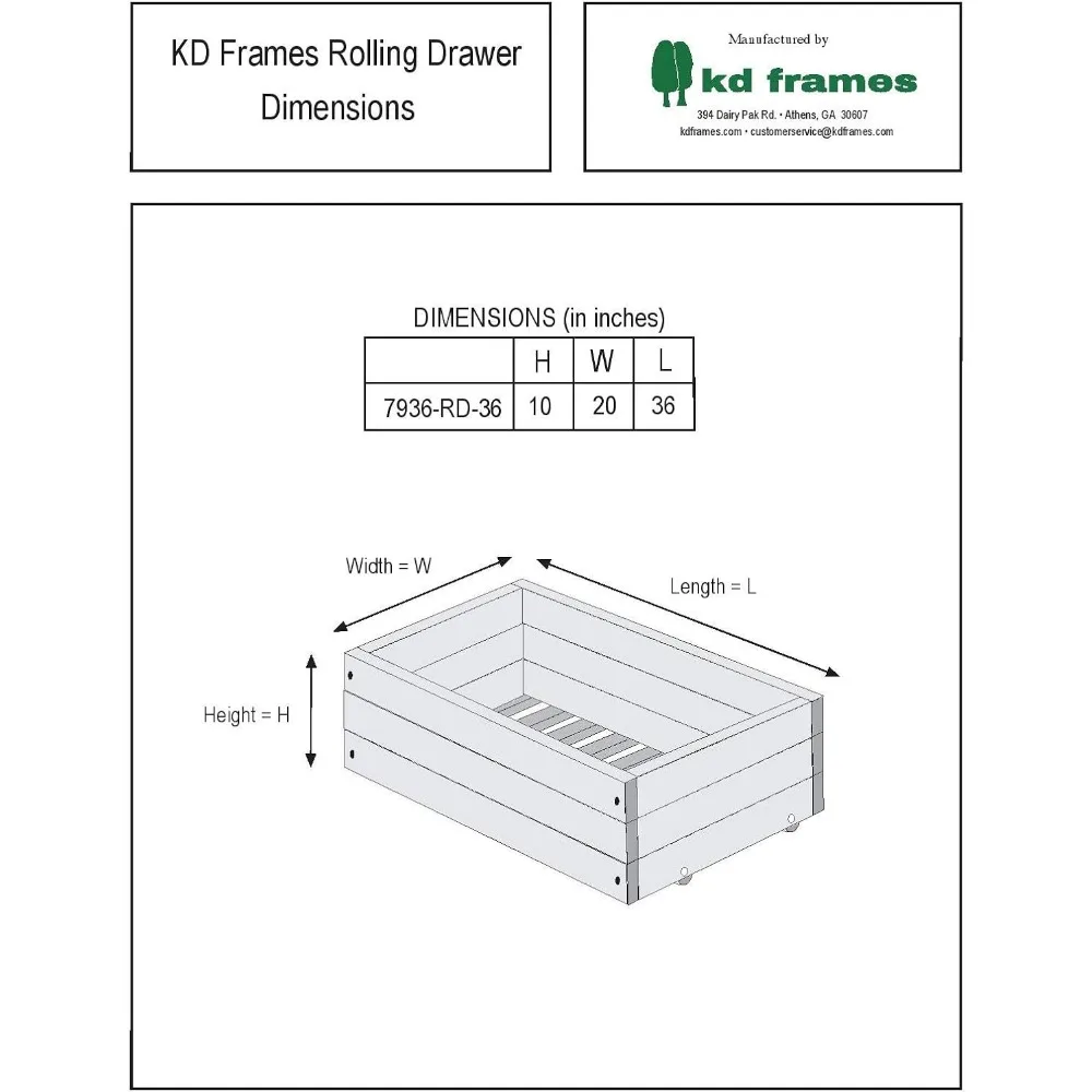 أدراج تخزين دوارة تحت السرير #3