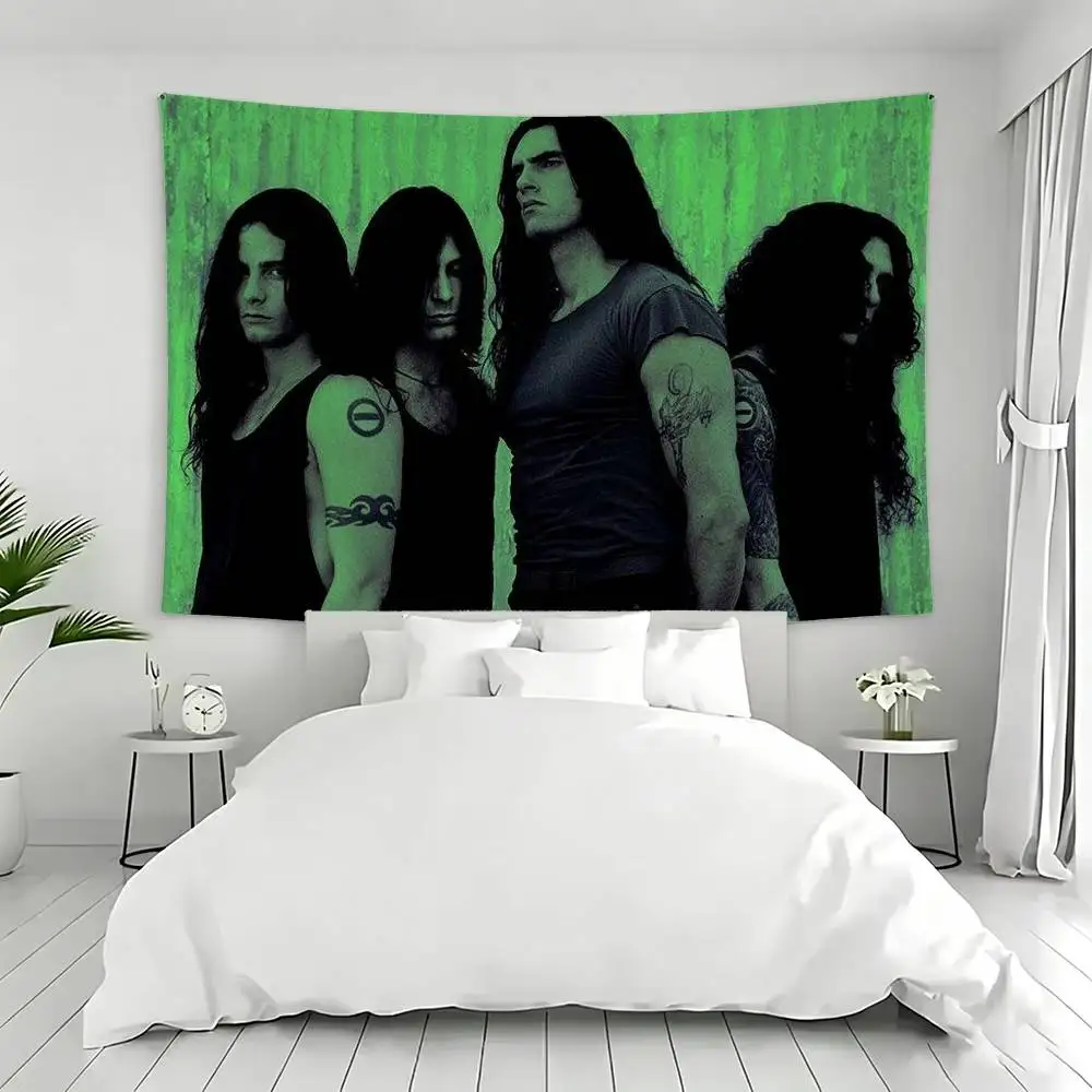 T-Type O Negative Tapestry Flags Wall Hanging Background Art Banner for Bedroom Home Outdoor Decor