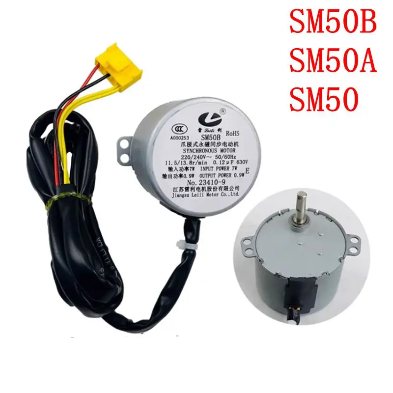 

For Midea Air conditioning lifting door motor SM50B SM50A SM50 AC220-240V Open and close the damper motor parts