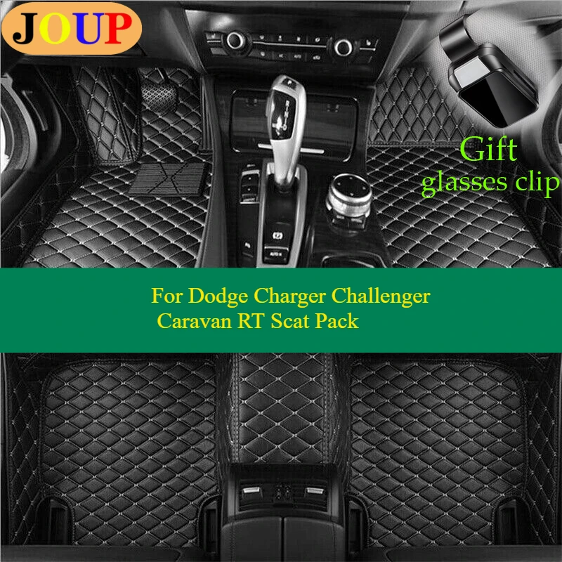 

For Dodge Charger Challenger Caravan RT Scat Pack 392 Car Foot Mats Carpet Covers Accessories Left /Right Hand Drive