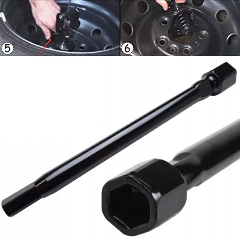 

1pc Black Spare Wheel Winch Tools Fit For Fiat Ducato Citroen Relay Peugeot Boxer OEM Number 1369574080 Car Disassembly Tool