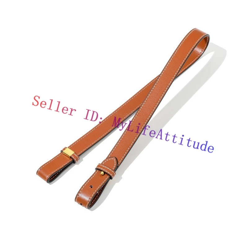 

Коричневый гладкий кожаный ремень для сумки для дизайнера TRIOMPHE CANVAS Женская сумка Ava Женский ремень для переноски на плечо