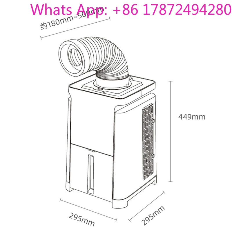 Portable Refrigeration DesktopCamping Air Conditioner Mobile Mini Air Conditioning Compressor Free Installation Portable Air