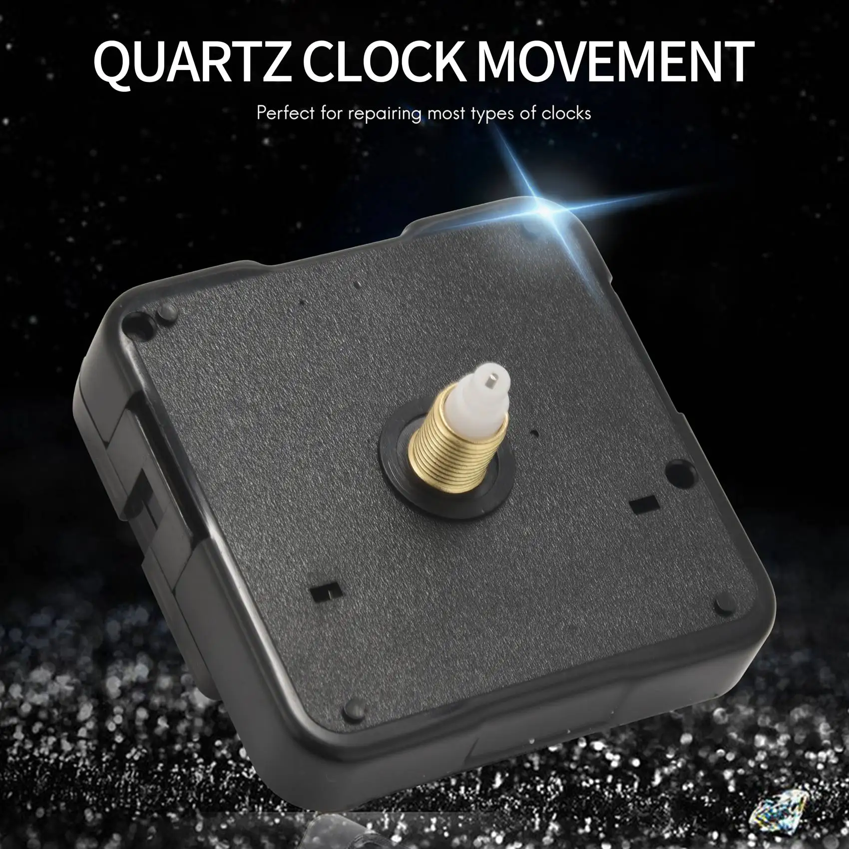 معظم DIY ساعة الملمس المعدني الإبداعية ساعة الحائط الرجعية ساعة الحائط حركة الملحقات #1