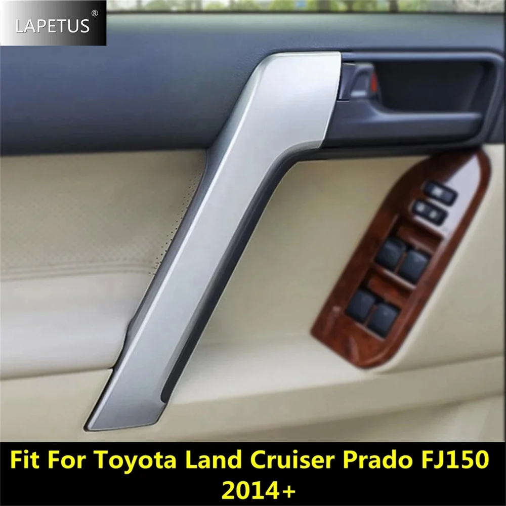 

ABS Auto Inner Door Armrest Handle Bowl Panel Stripes Accessories Cover Trim For Toyota Land Cruiser Prado FJ150 150 2010 - 2020