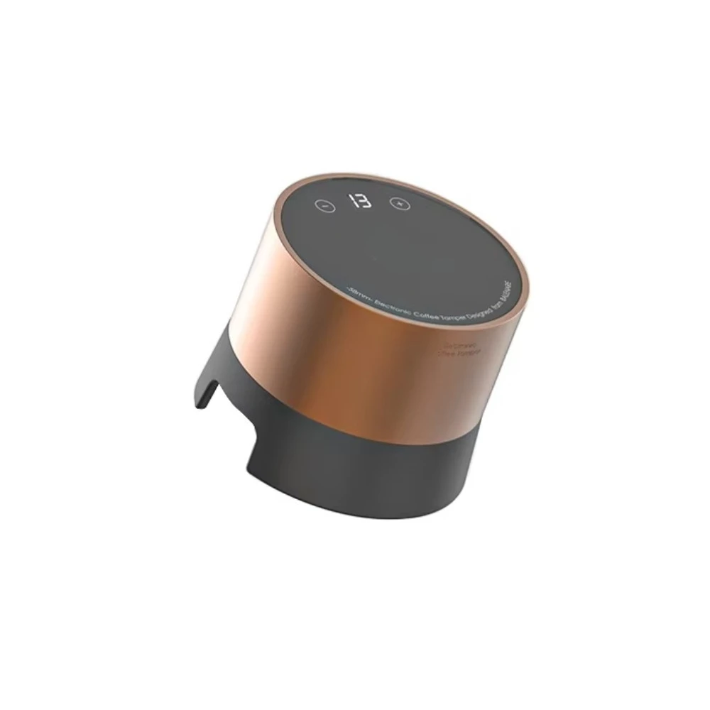 Portable electronic 58.5mm coffee press, automatic flat press coffee bean pressure regulator, espresso press