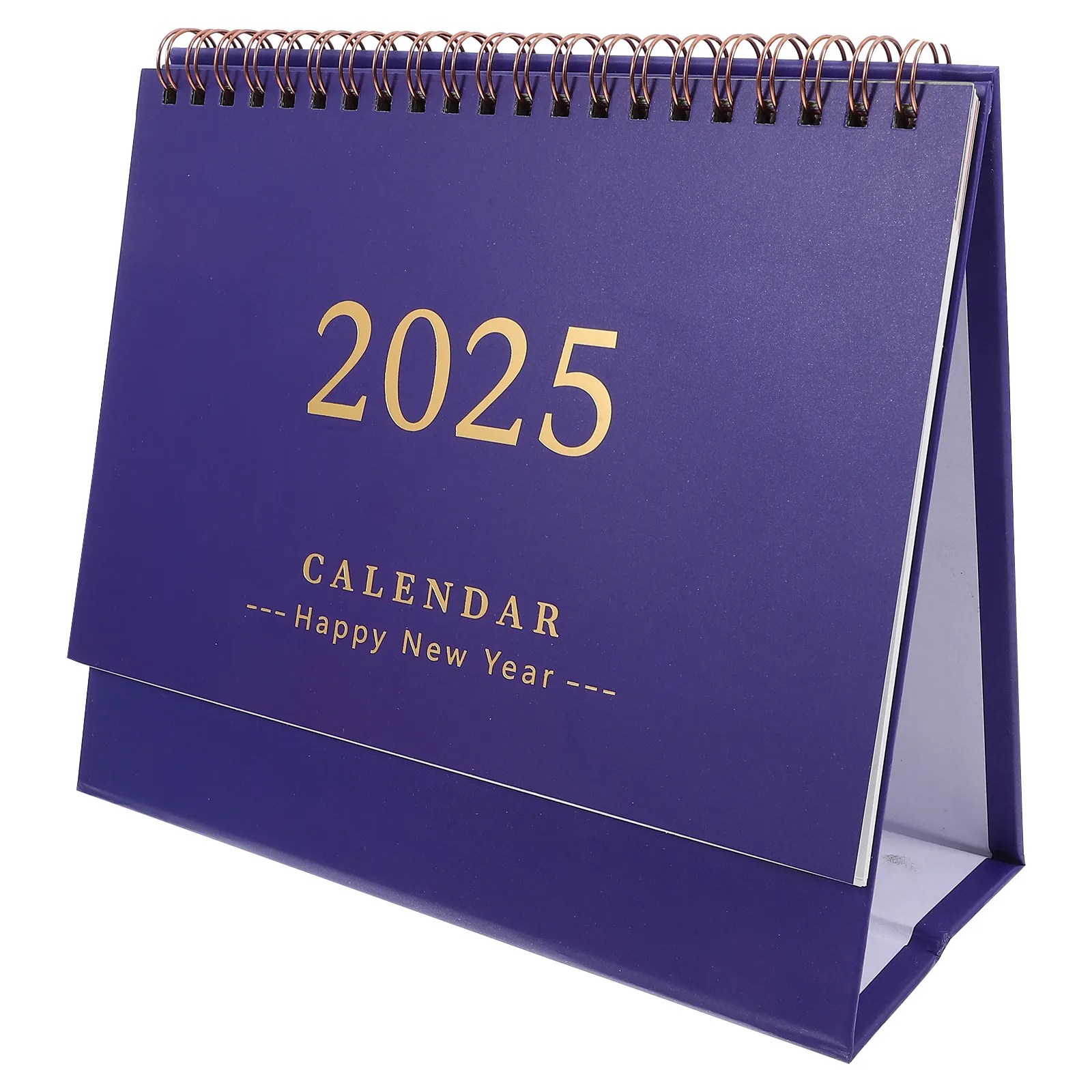 

Desktop Calendar English Version Thick Paper Minimalist Design Portable Office Standing Calendar Long-Term Planning Desk