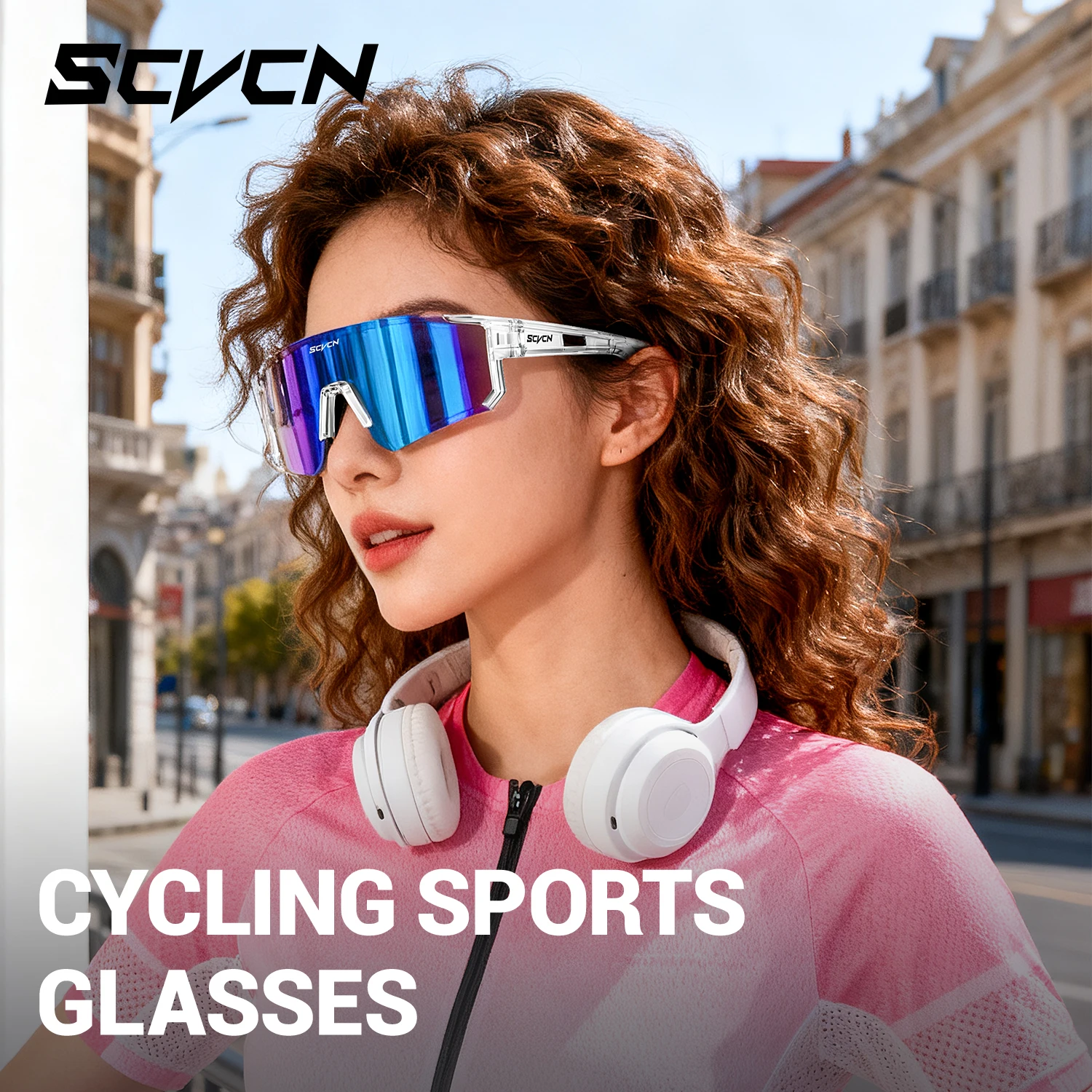 SCVCN Hot Outdoor Cycling Sunglasses Women Men Bicycle Motorcycle Glasses Sports Fishing Climbing Eyewear UV400 Running Goggles