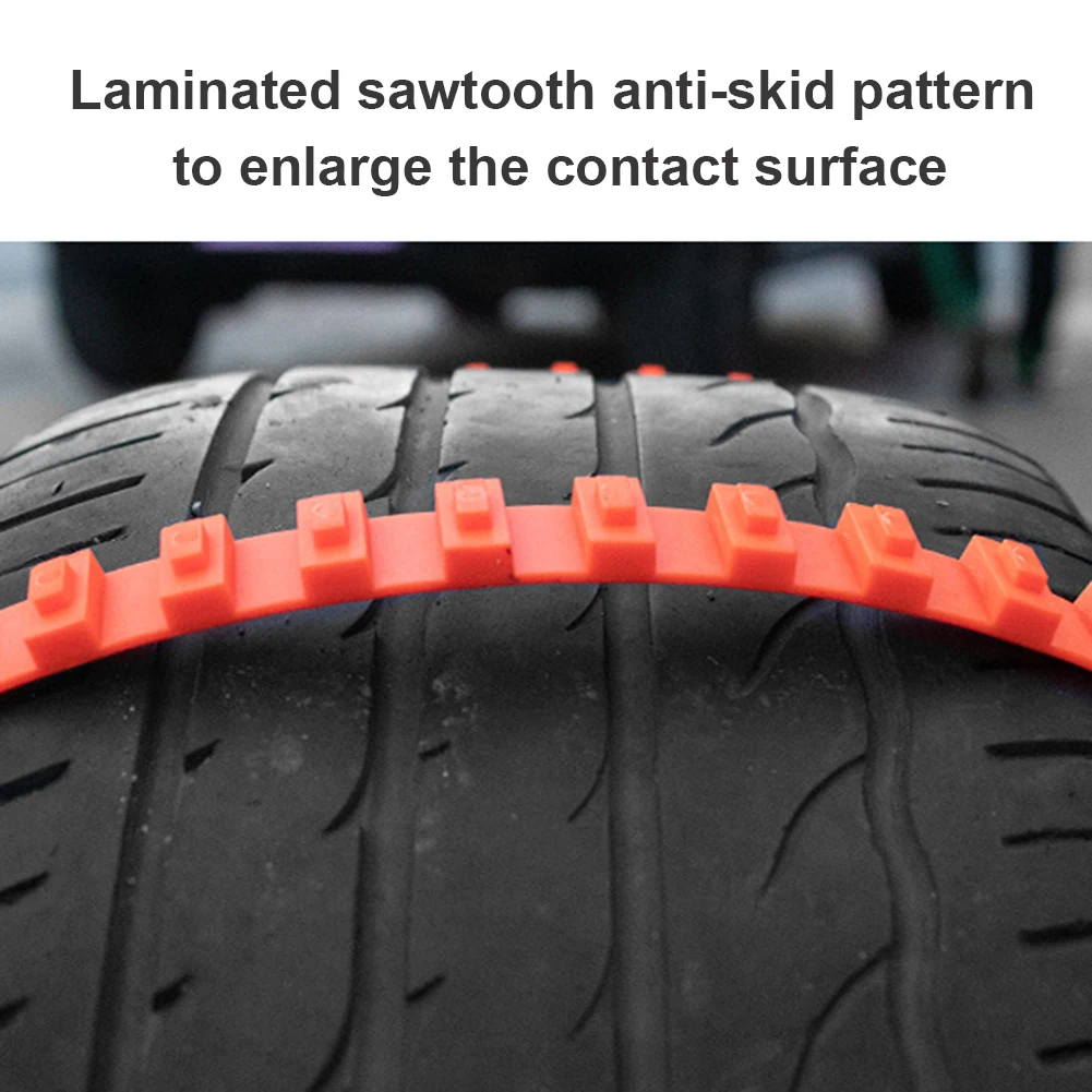 10 قطعة السيارات في الهواء الطلق الثلوج الإطارات المضادة للانزلاق سلسلة سيارة الإطارات سلاسل النايلون سيارة الشتاء الإطارات عجلات سلاسل الثلوج لسيارات الدفع الرباعي في الهواء الطلق