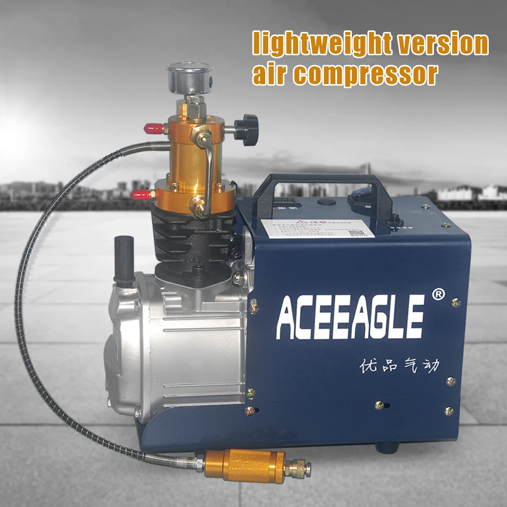 Electric Air Compressor Pump 300Bar 4500Psi PCP High Pressure Scuba Air Pump Water Cooling 1800W  220V 2800r/min