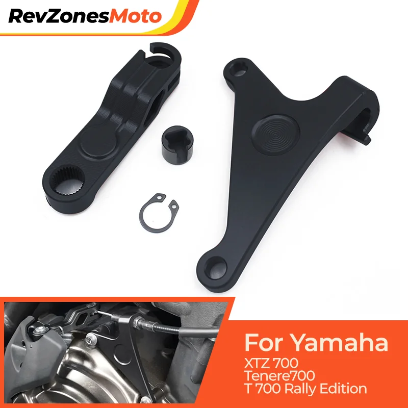 

For Yamaha Tenere700 XTZ700 World Raid YZF R7 XSR700 2019-2024 Clutch Cable Bracket and Clutch Release Arm Replacement Parts Kit