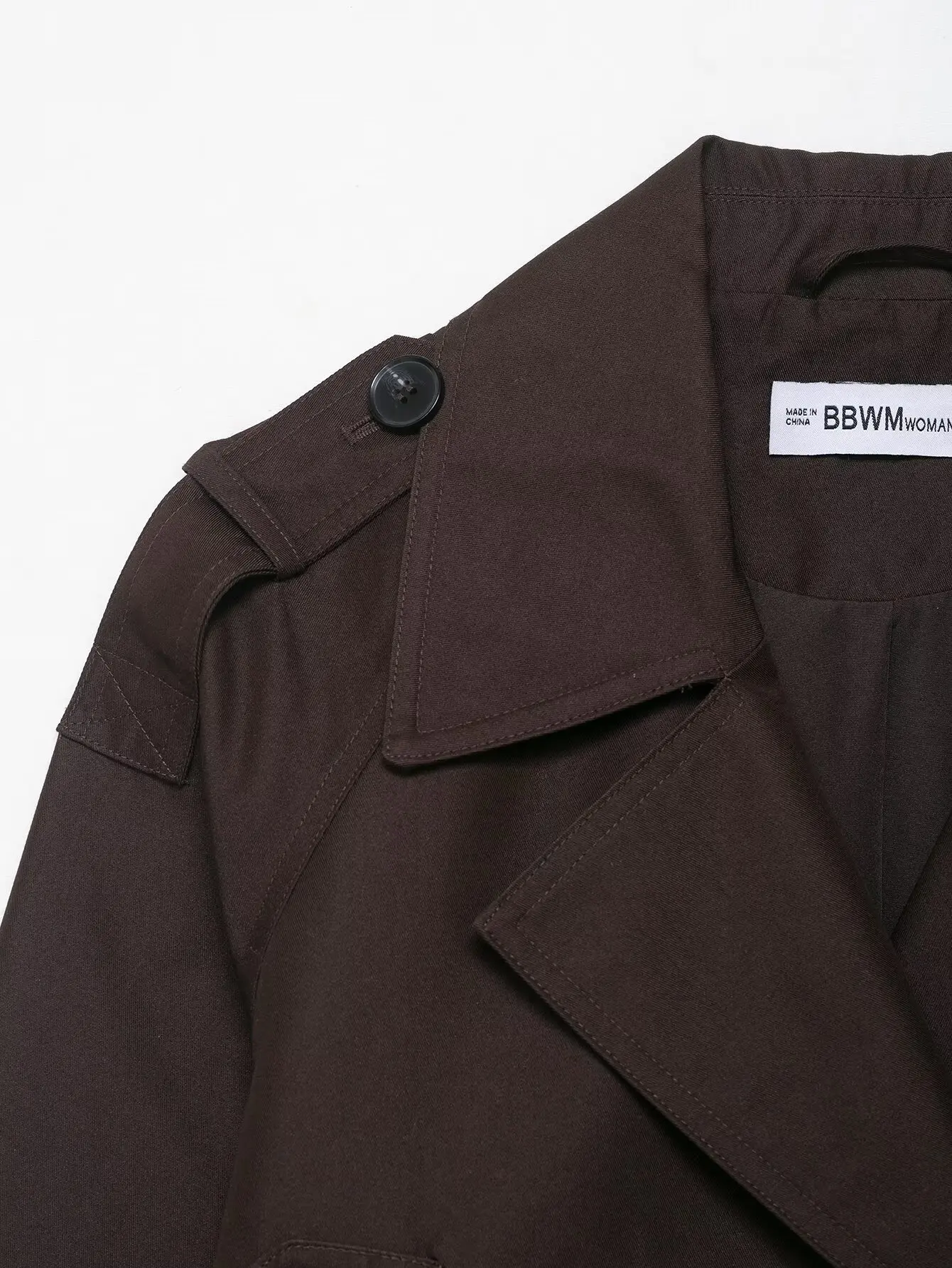 2025년 신상 영국식 출퇴근용 클래식 더블 브레스티드 트렌치코트 여성용 짧은 캐주얼 트렌치코트