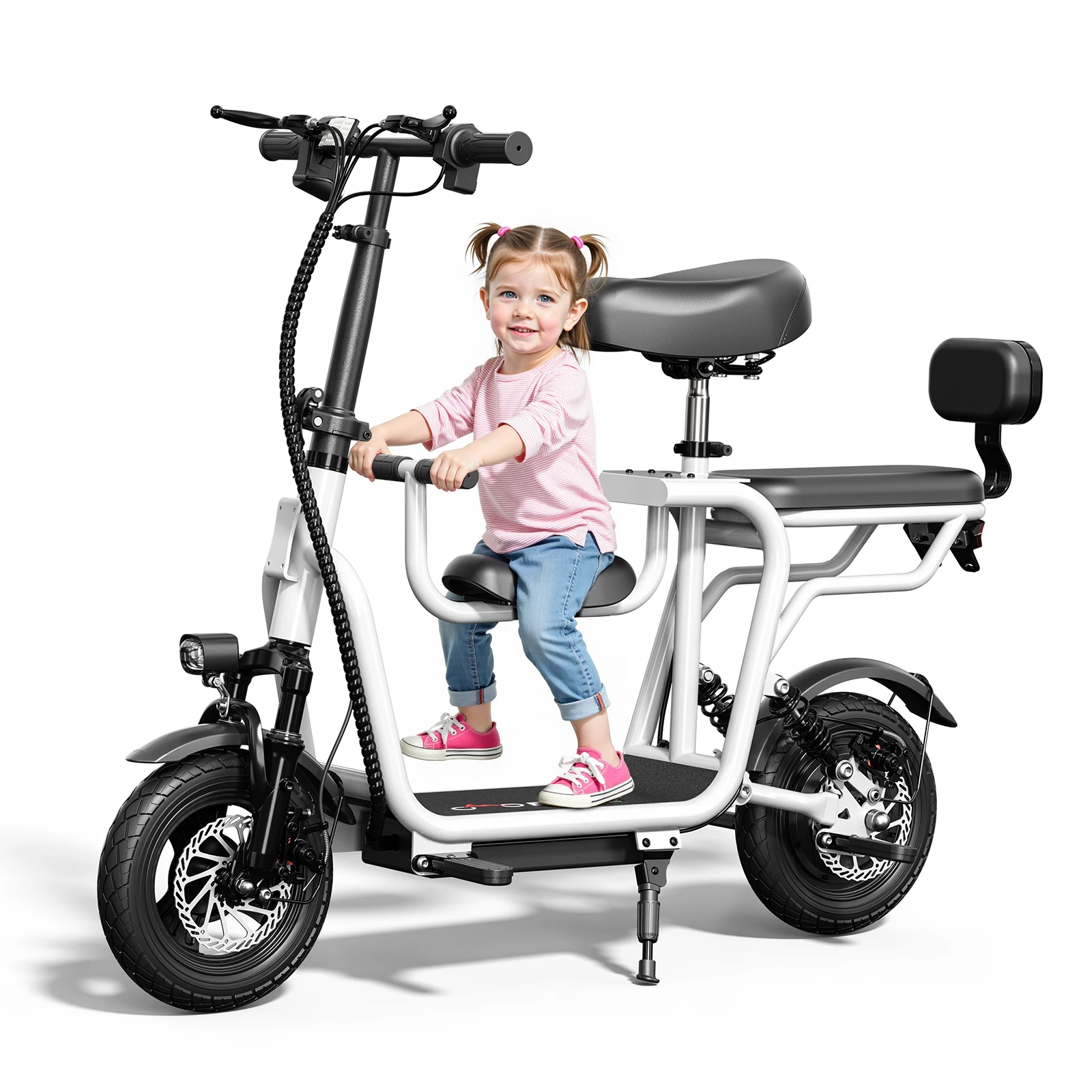 EILLEO 750W Peak Electric Scooter for Adults, 48V 10.4Ah Battery 18.75MPH 20 Miles Long Range, 12