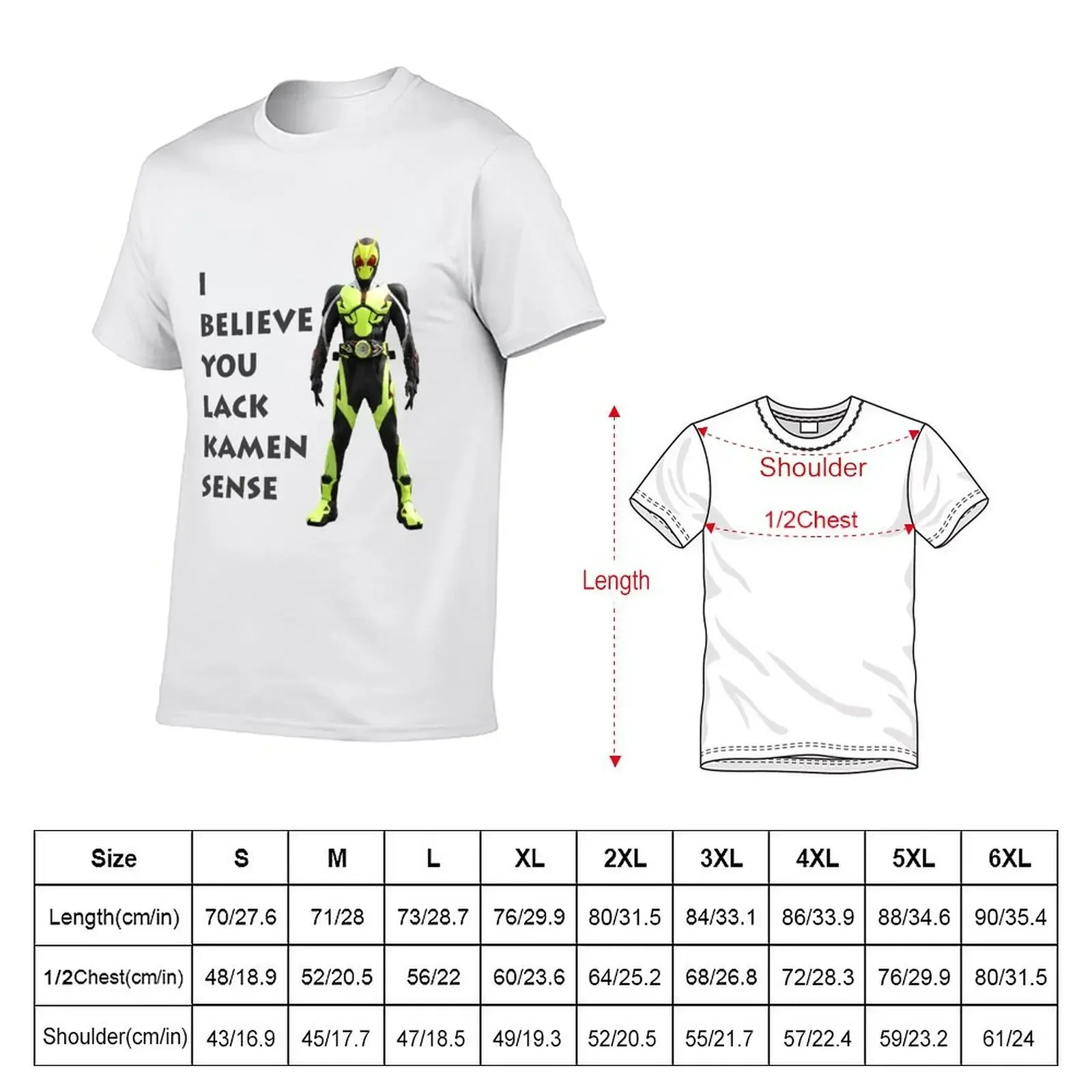 Kamen Sense - Zero-One T-Shirt anime t shirts summer tops customizeds mens t shirt