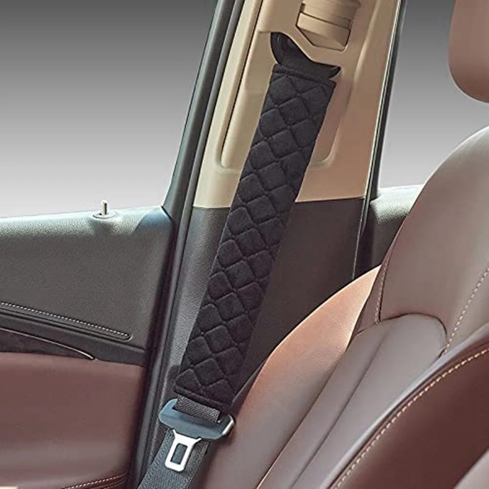 6Pcs Car Seat Belt Cover Seat Belt Protection Belt Seat Belt Shoulder Pad Adjustable Car Seat Belt Shoulder Pad