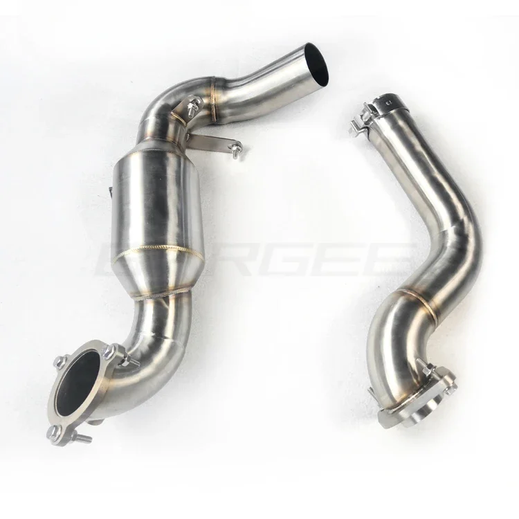 High Flow Exhaust Downpipe For Mercedes-Benz W177 A35 A45 2020UP 2.0T Stainless Downpipes