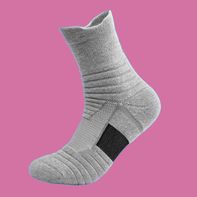 

3/5 Pairs Men Women Cotton Sock Short Long Tube Soccer Basketball Deodorous Sport High Quality Anti-Slip Socks Football Socks