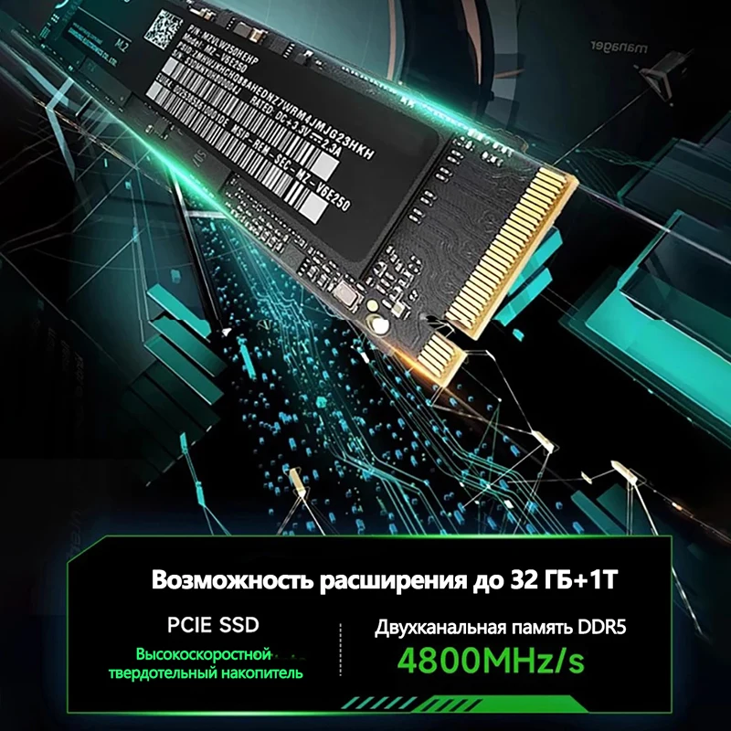 Игровой ноутбук 16 дюймов AMD R7-7840HS DDR5 Window11 32 Гб RAM 1 ТБ SSD Wifi6 HD камера 5,1 ГГц подсветка клавиатура портативный компьютер ПК